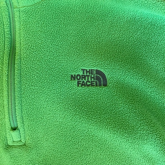 The North Face Green Polartec Quarter Zip - Picture 4 of 5